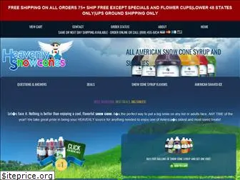 heavenlysnowcones.com