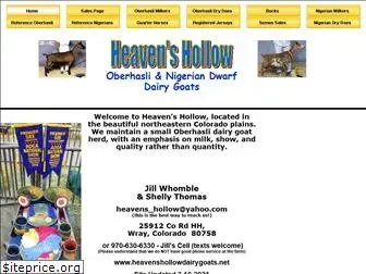 heavenshollowdairygoats.net