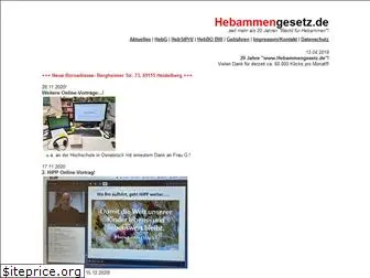 hebammengesetz.de