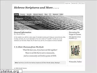 hebrewscripturesandmore.com