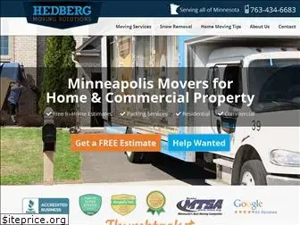 hedbergmoving.com