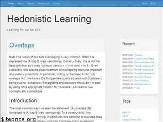hedonisticlearning.com