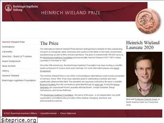 heinrich-wieland-prize.de