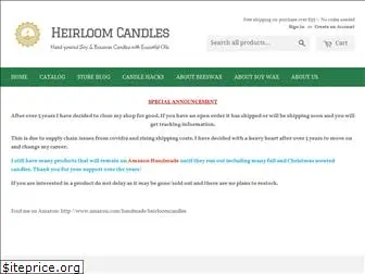 heirloomcandles.com