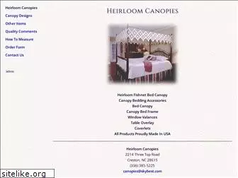 heirloomcanopies.com