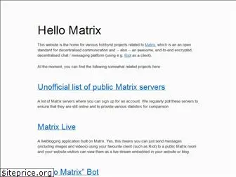 hello-matrix.net