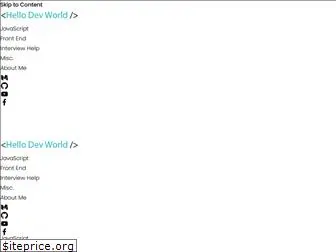 hellodevworld.com