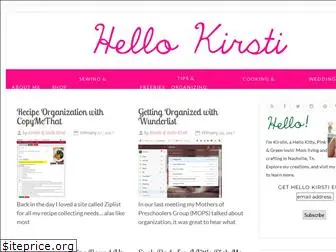 hellokirsti.com