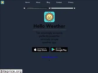 helloweatherapp.com