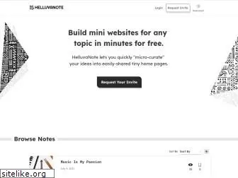 helluvanote.com
