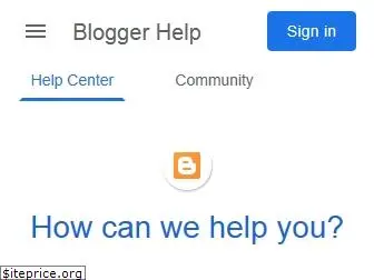 help.blogger.com