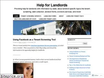 helpforlandlords.com