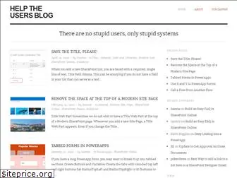 helptheusers.com