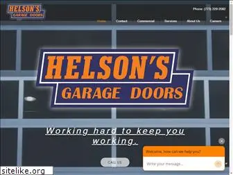 helsonsgaragedoors.com