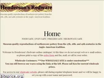 hendersonsredware.com