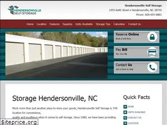 hendersonvilleselfstorage.com