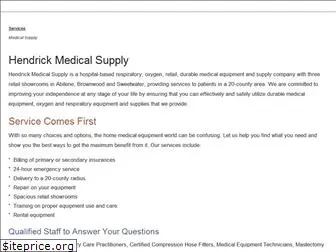 hendrickmedicalsupply.com