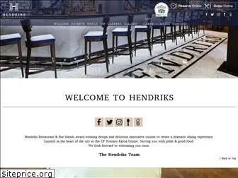 hendriksrestaurant.com