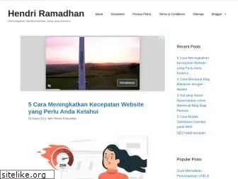 hendriramadhan.com