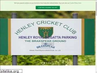 henleycricketclub.co.uk