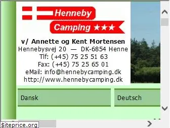 hennebycamping.dk