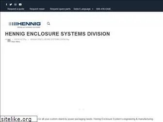 hennig-enclosure-systems.com