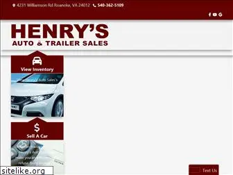 henrysautoandtrailers.com