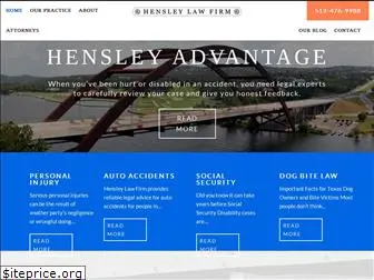 hensleylawfirm.com