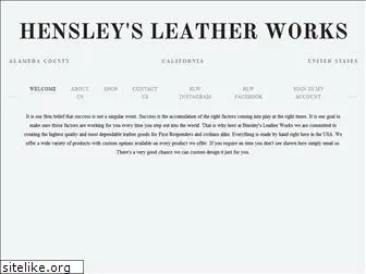 hensleysleatherworks.com