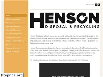 hensondisposal.com