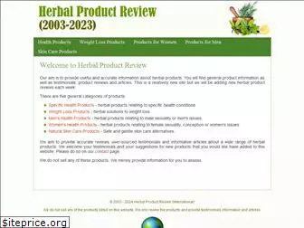 herbalproductreview.com