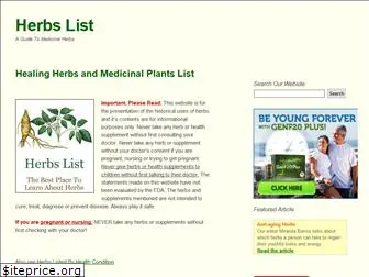 herbslist.net