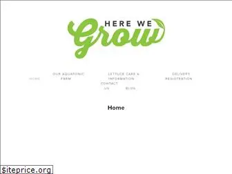 herewegrowfoods.com