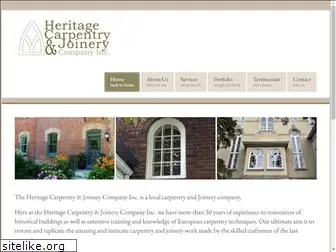 heritagecarpentrycompany.com
