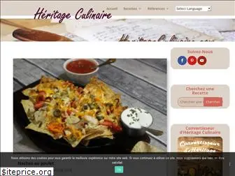 heritageculinaire.com