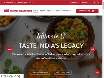 heritageindian-cuisine.com