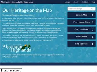 heritagemapsalgonquin.com