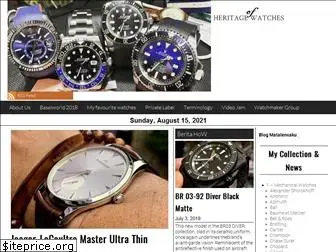 www.heritageofwatches.com