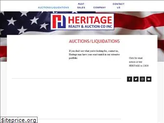 heritagerealtyandauction.com