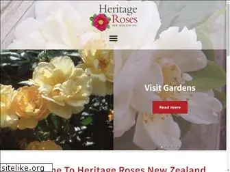 heritageroses.org.nz