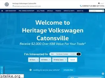 heritagevwcatonsville.com