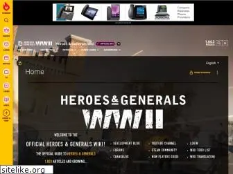 heroesandgenerals.gamepedia.com