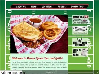 heroessportsbar.com