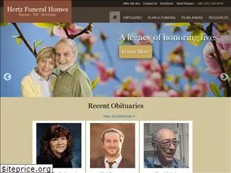 hertzfuneralhomes.com