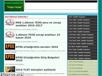 hesaplamasayfasi.com