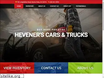 hevenerscars.com