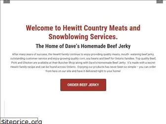 hewittcountrymeats.ca