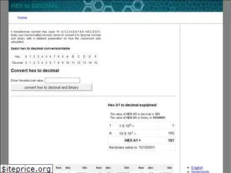 hextodecimal.com