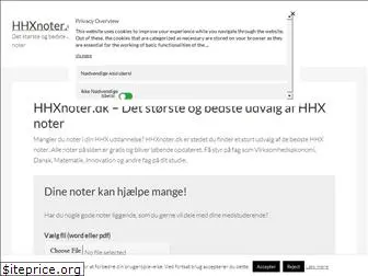 hhxnoter.dk