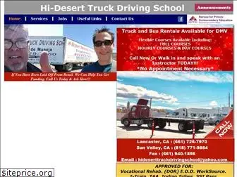 hi-deserttruckdrivingschool.com